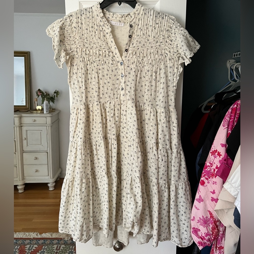KARLIE Linen Dress